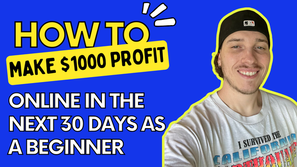 Set up a $1k per month online biz in just 3 hours this week.